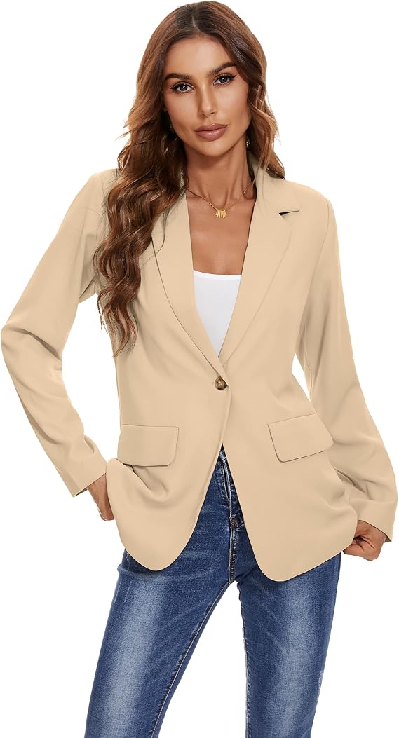 Blazer für Damen – Eleganter langer Blazer für den Sommer