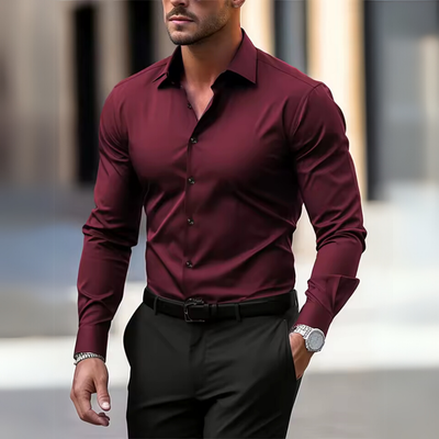 Hemd für Herren - Slim Fit Businesshemd mit Stretch