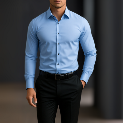 Hemd für Herren - Slim Fit Businesshemd mit Stretch