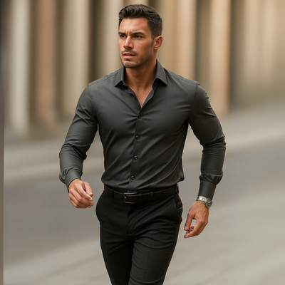 Hemd für Herren - Slim Fit Businesshemd mit Stretch