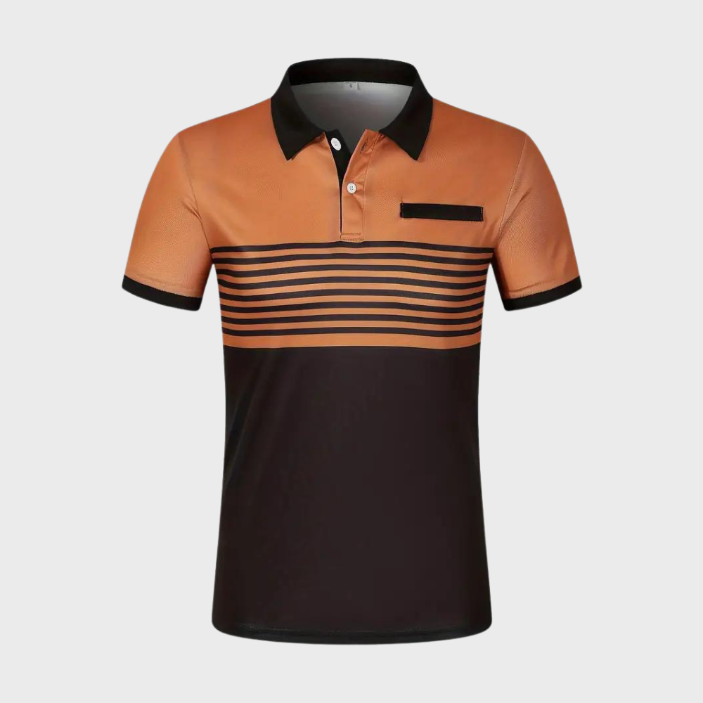 Poloshirt für Herren - Lässiges Gestreiftes Polo für Sommer