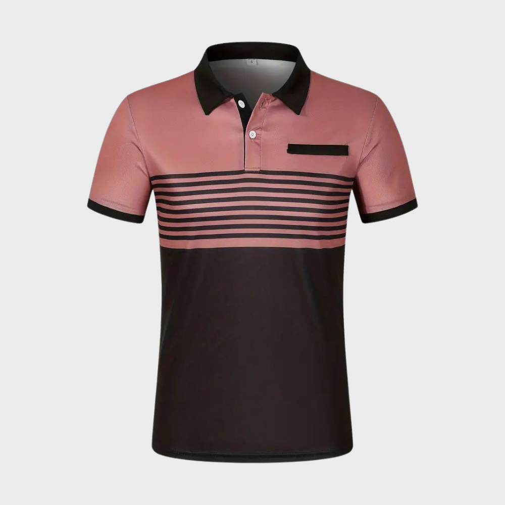 Poloshirt für Herren - Lässiges Gestreiftes Polo für Sommer
