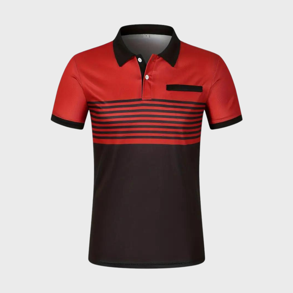 Poloshirt für Herren - Lässiges Gestreiftes Polo für Sommer
