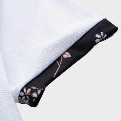 Poloshirt für Herren - Polo mit tropischem Print für Sommer