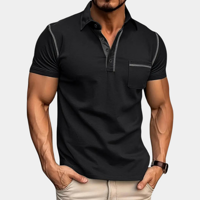 Poloshirt für Herren - Stilvolles Poloshirt mit kurzen Ärmeln für Sommer