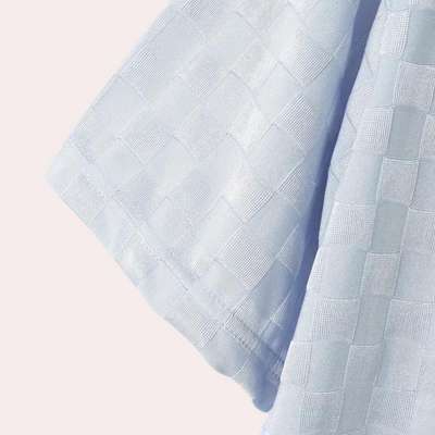 Poloshirt für Herren - Slim Fit Damier-Poloshirt für Sommer