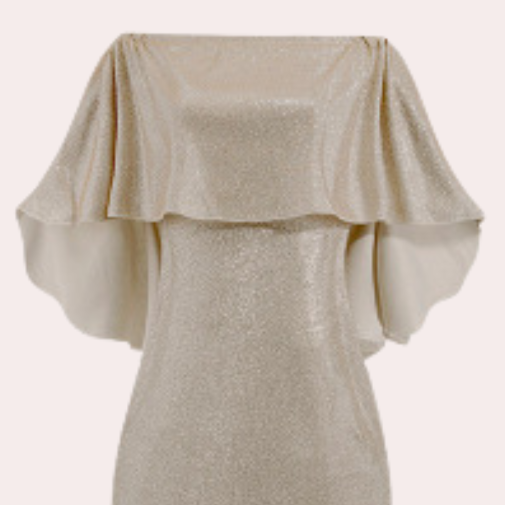 Heidi-Mode | Elegantes Off-Shoulder Pailletten Kleid