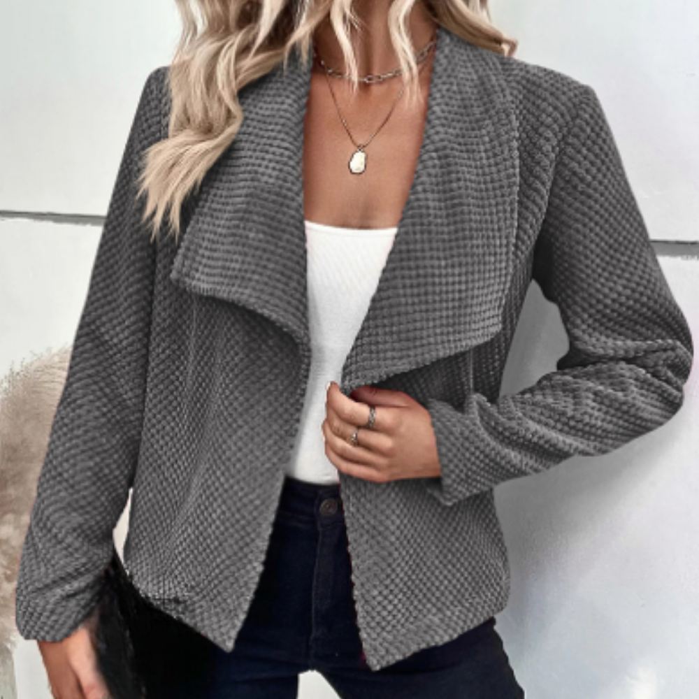 Heidi-Mode | Schicker Cardigan mit Kragen