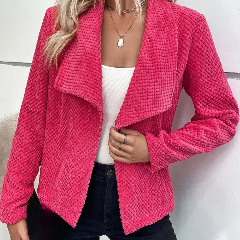 Heidi-Mode | Schicker Cardigan mit Kragen