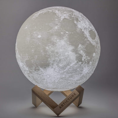 LunaLicht | Faszinierende 3D-Mondlampe mit Farbauswahl