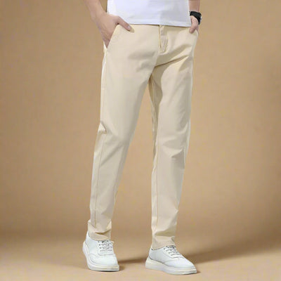 Chinohose für Herren - Casual Regular-Fit Stoffhose für den Sommer