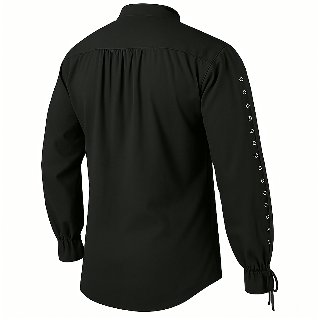Pirate Style Lace-up Shirt