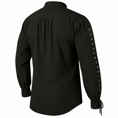 Pirate Style Lace-up Shirt
