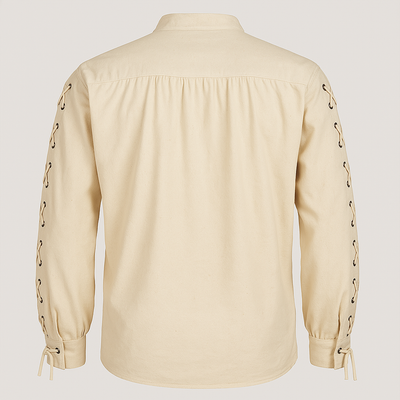 Pirate Style Lace-up Shirt