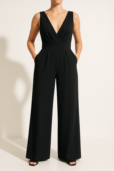 Eleganter Ärmellos Damen Jumpsuit - Elisaveta
