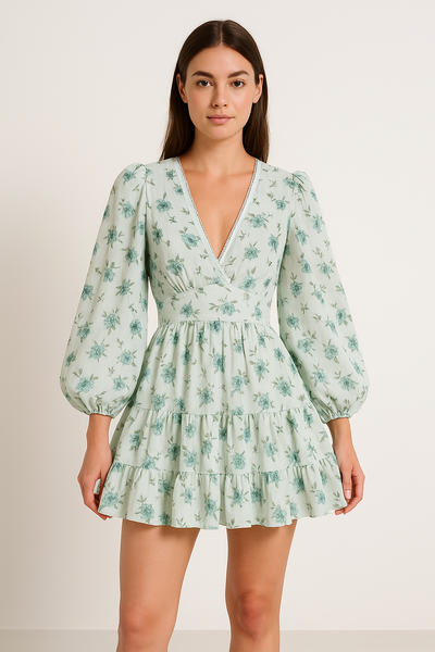 Festliche Damen A-Line Mini Kleid  - Sunneva