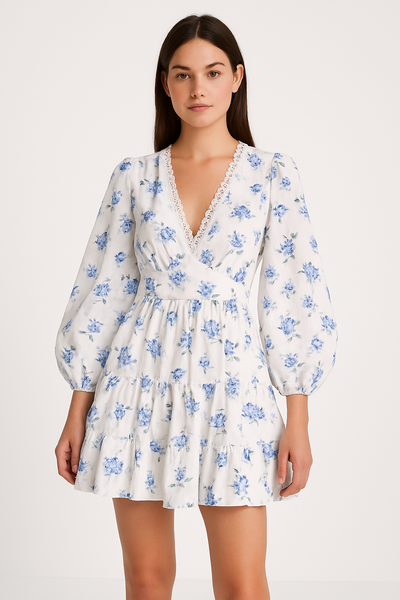 Festliche Damen A-Line Mini Kleid  - Sunneva