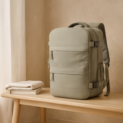 Handgepäck-Rucksack 40 x 20 x 25 – Passt in die Ryanair-Freigepäckmenge für unter den Sitz