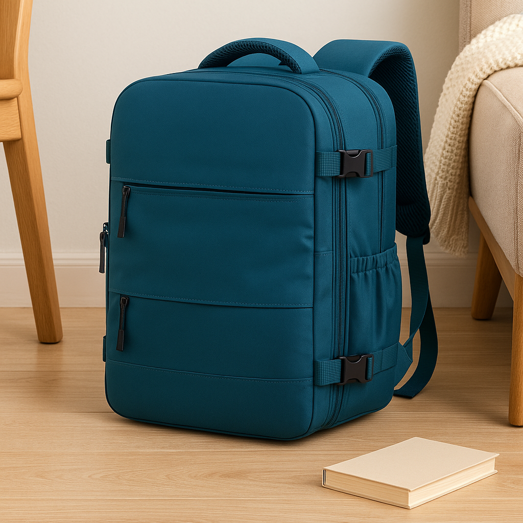 Handgepäck-Rucksack 40 x 20 x 25 – Passt in die Ryanair-Freigepäckmenge für unter den Sitz