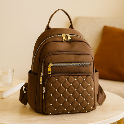 Rucksack im lässigen Stil mit großem Fassungsvermögen – leicht und robust mit verstellbarem Riemen und mehreren Taschen