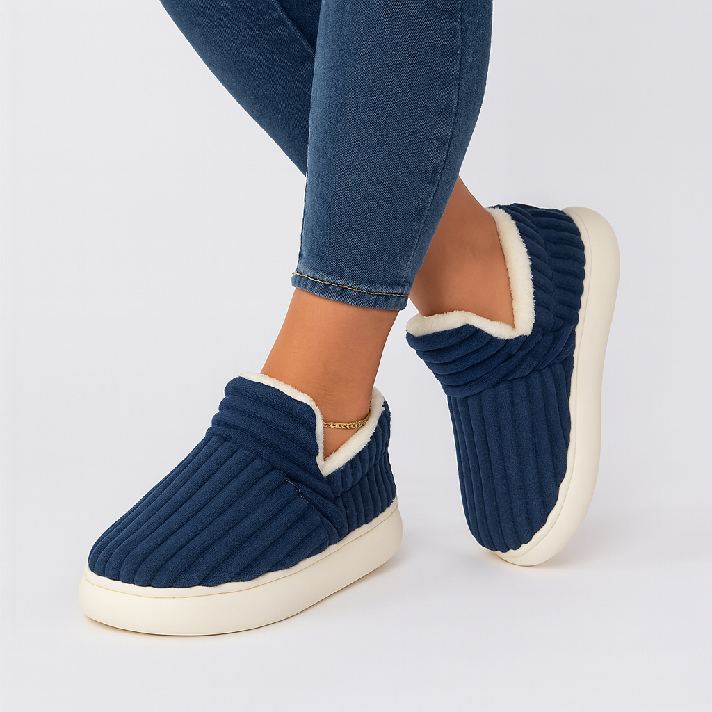 FuzzyWarm | Kuschelige Slip-On-Hausschuhe