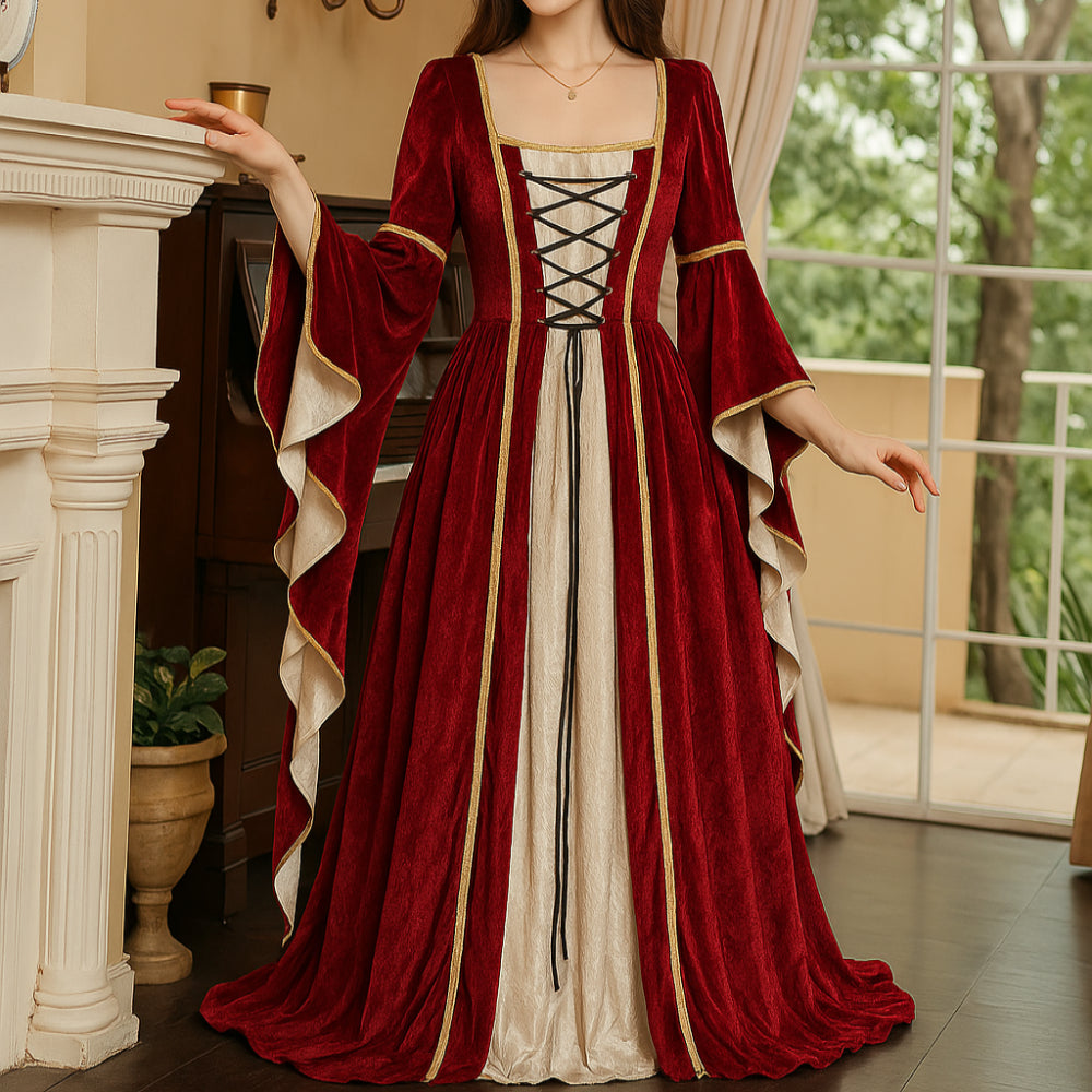 Medieval Velveteen Court Dressre