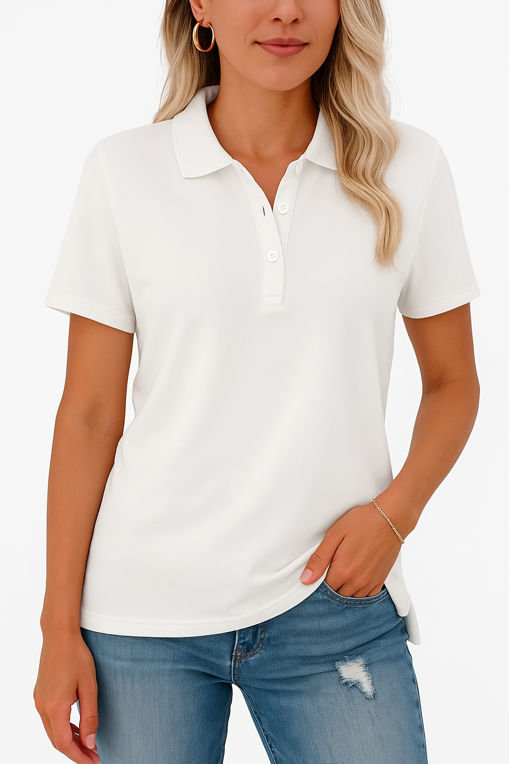 Kathie - Elegantes Polo Hemd