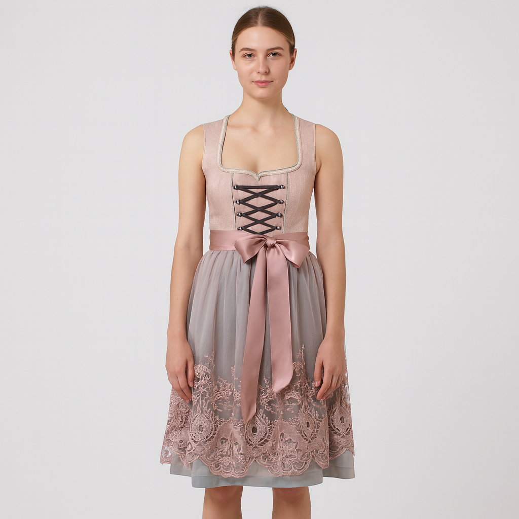 Heidi Dirndl Damen – Modernes Kleid für Oktoberfest