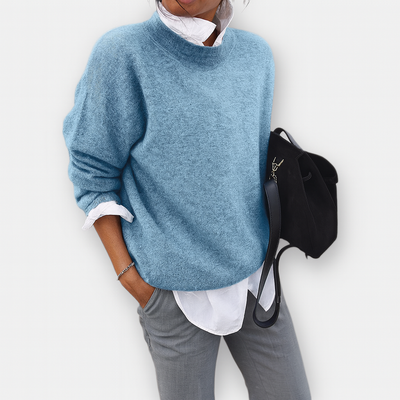 Lianne™ | Klassischer Senfgelber Strickpullover – Mühelose Eleganz