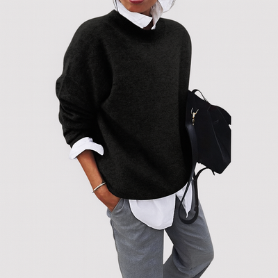 Lianne™ | Klassischer Senfgelber Strickpullover – Mühelose Eleganz