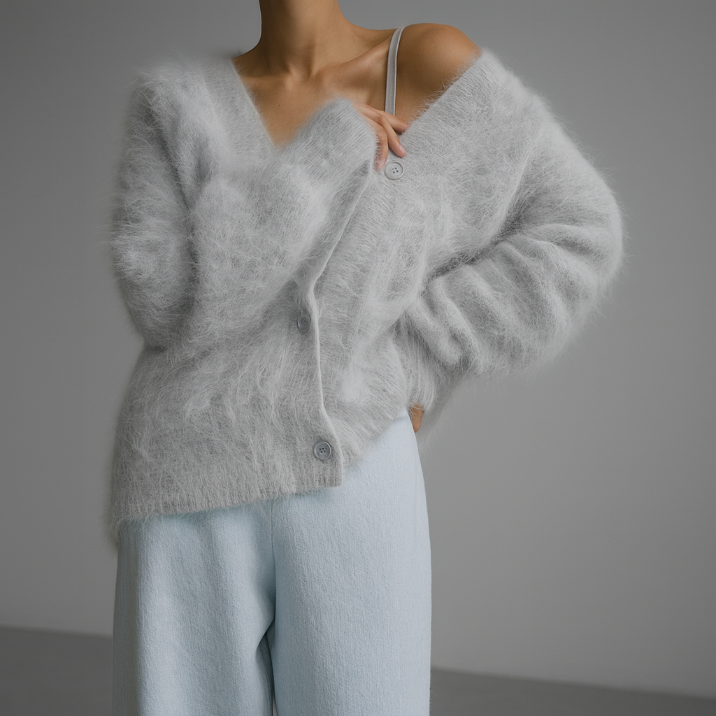 Cardigan mit Knöpfen – Sanfte Eleganz mit entspannter Raffinesse