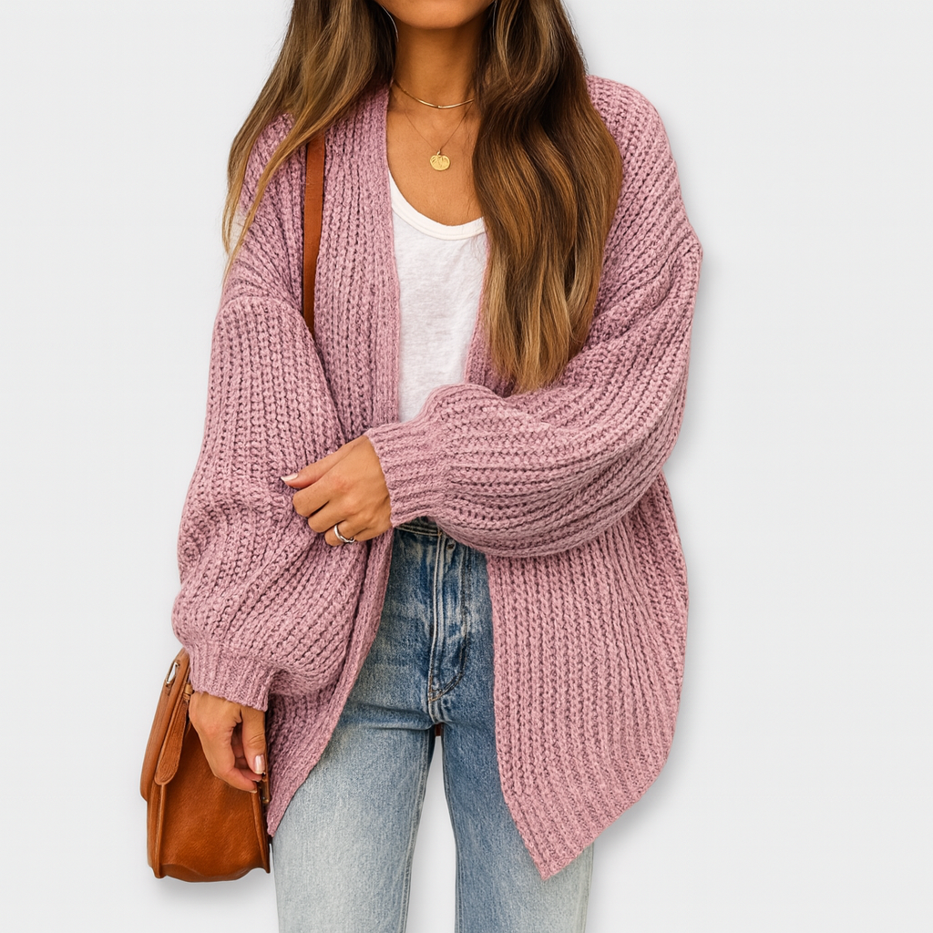 Grobe Strickjacke – Entspannte Passform mit mühelosem Stil