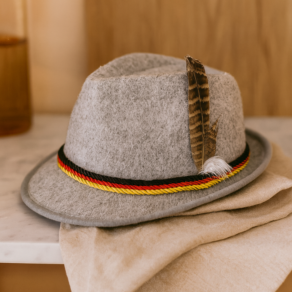 Oktoberfest Hut Herren – Münchner Jazzhut im Bayerischen Stil