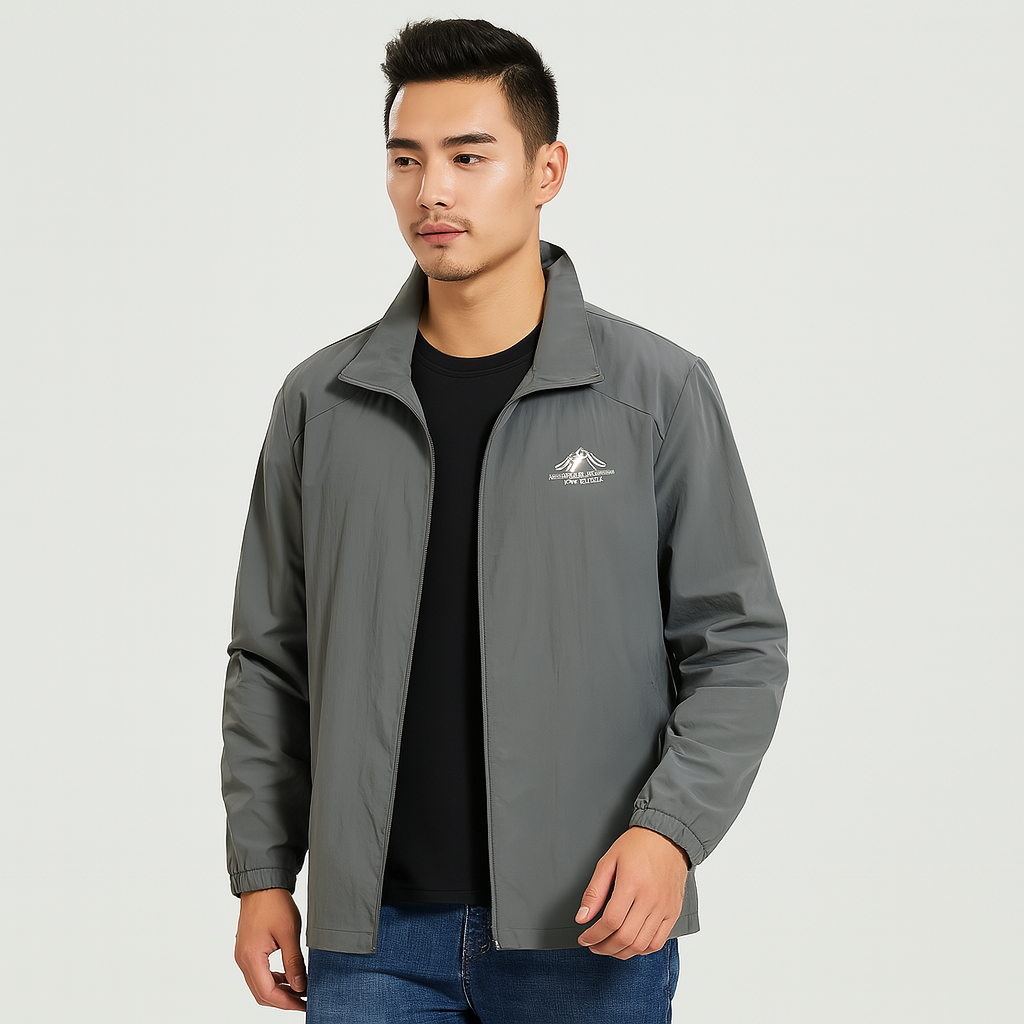 Ethan Herrenjacke – Leichter Freizeitmantel mit Reißverschluss