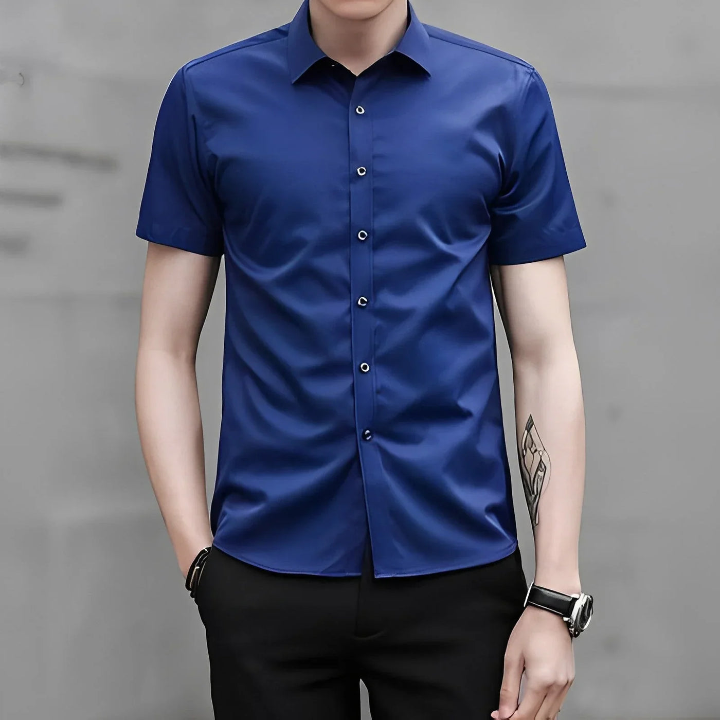 MILANO – Das sommer-kurzarmhemd für den modernen man