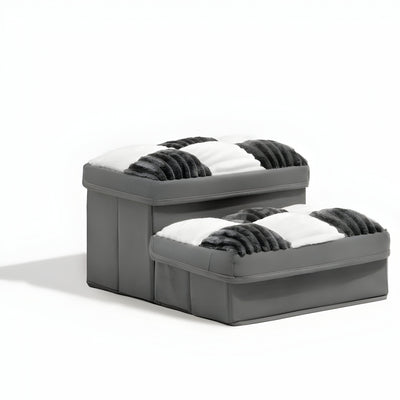 FetchFold Hundetreppe – Handgefertigte Hundetreppe mit Stauraum