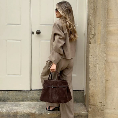 Layra | SUÈDE TOTE BAG