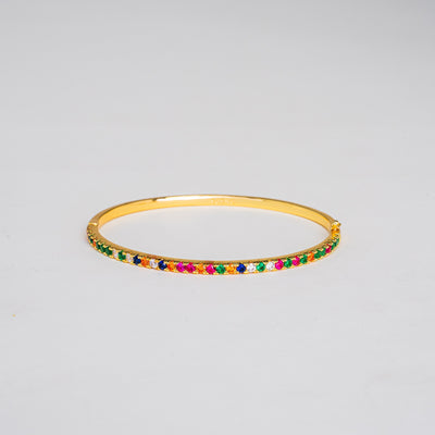 Lebendiger Lila Regenbogen