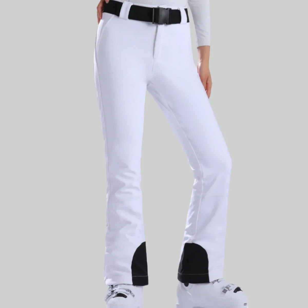 Clara | Slim Fit Schneehose für Damen Schwarz Winter