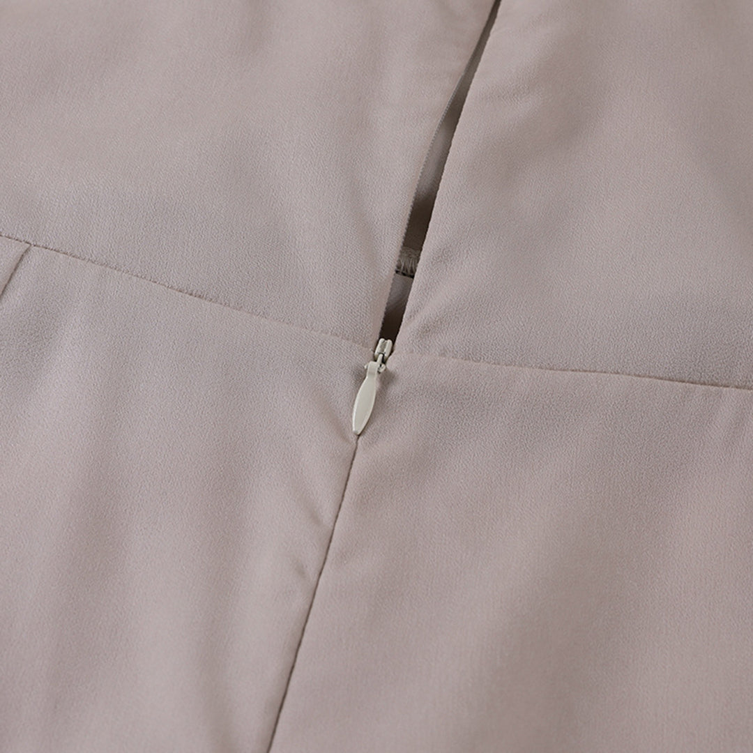 Elina Elegantes V-Ausschnitt Kleid für Damen