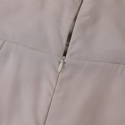 Elina Elegantes V-Ausschnitt Kleid für Damen