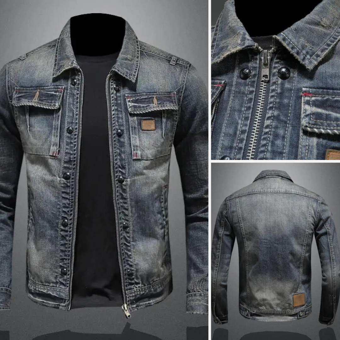 Lorenzo Klassische Denimjacke für Männer