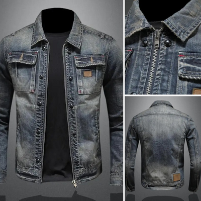 LOGAN VINTAGE DENIM JACKE