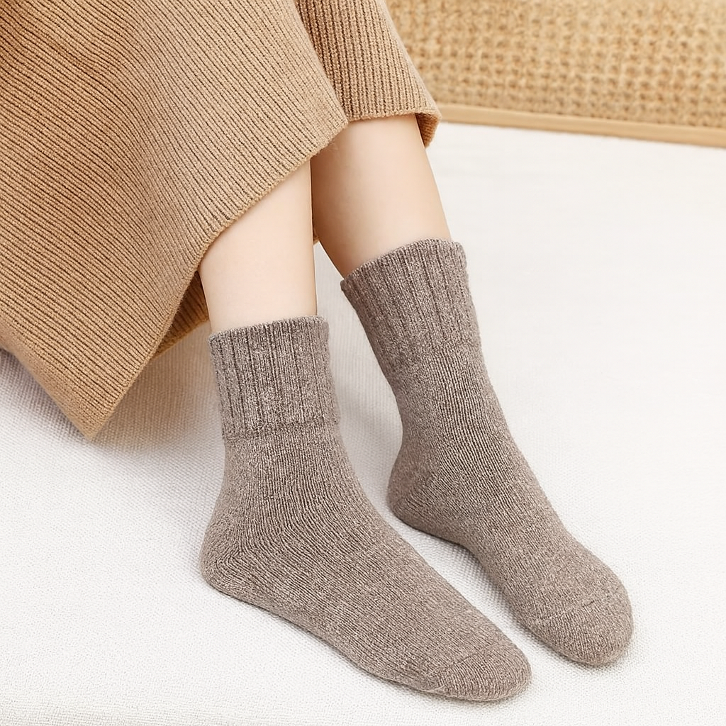 ComfortWeave | Solide Schlauchstrümpfe – 5er-Set für Damen