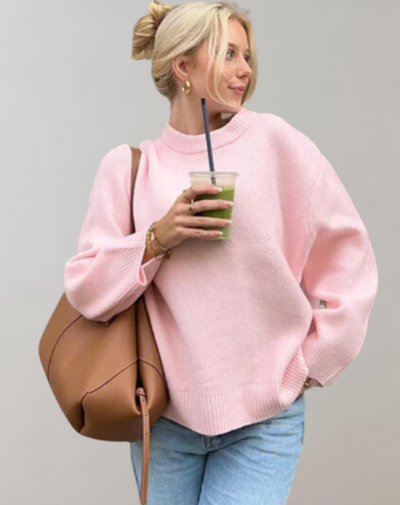 Heidi-Mode | Strick Chic Pullover Mit Rundhalsausschnitt