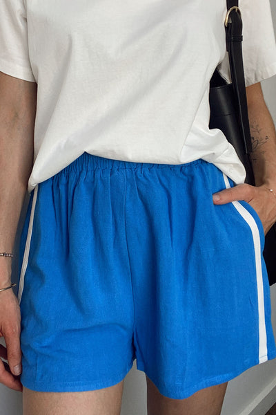 Courtney Lockere Leinen Shorts für Damen