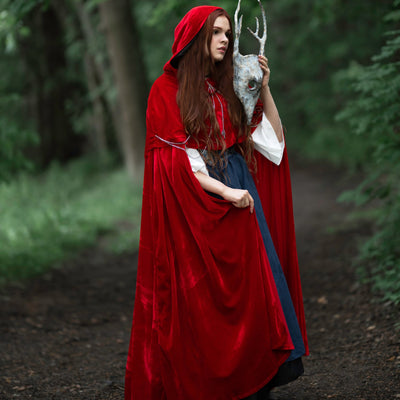 Medieval Cape Hooded Cloak