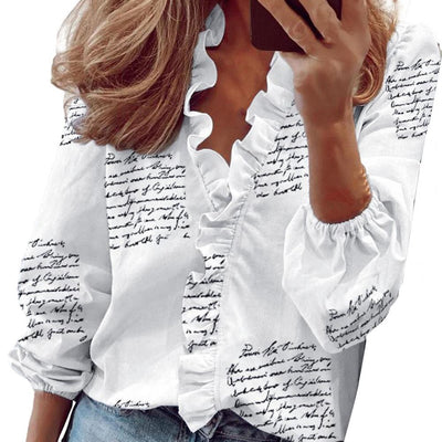 Heidi-Mode | Stilvolle Top Mit Laternenärmeln Und Rüschen