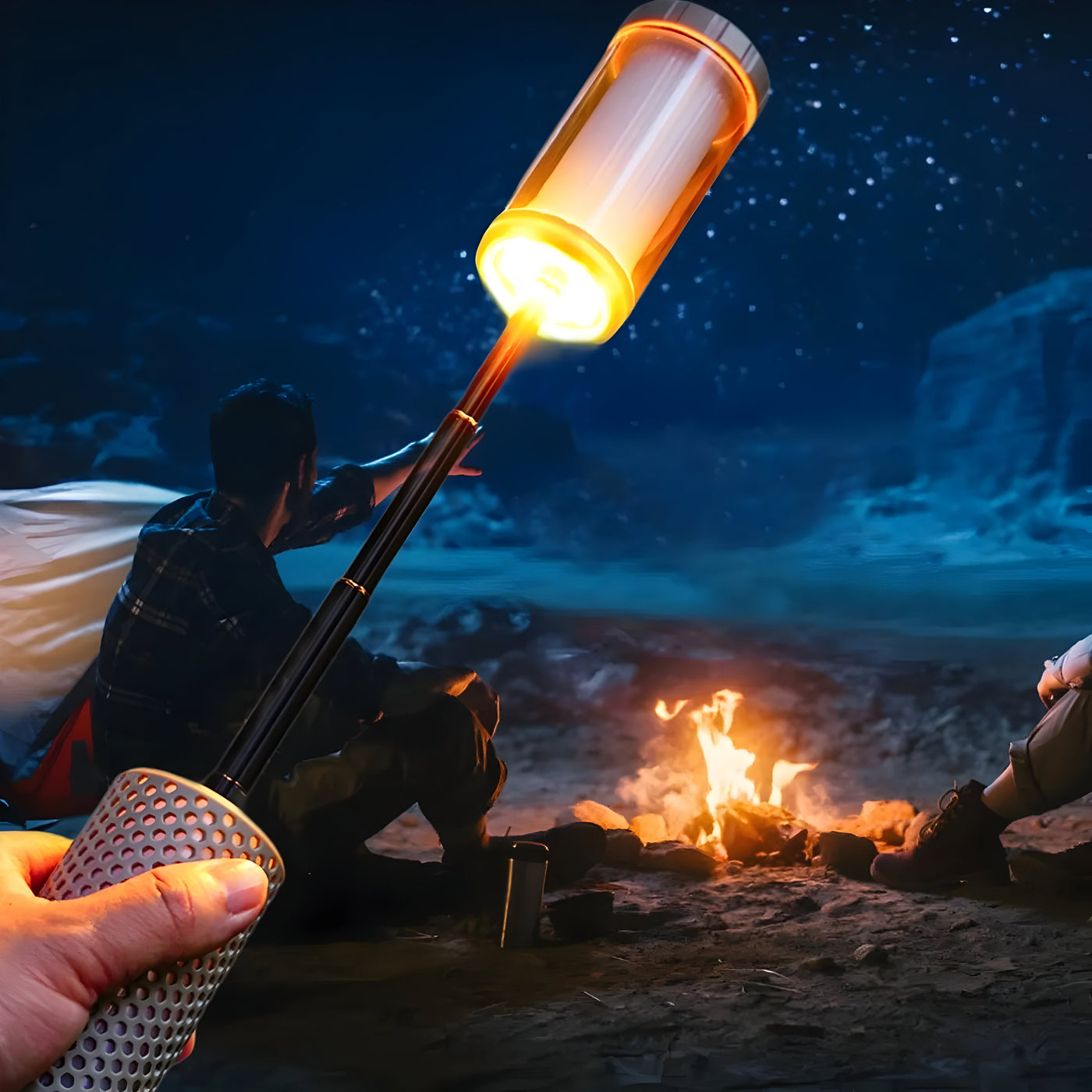 LumaFlex - Campinglicht, Einziehbar & Aufhängbar