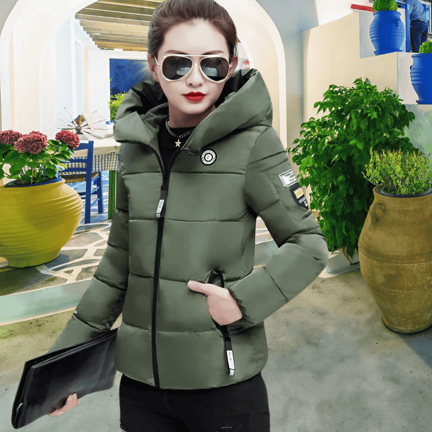 Kuscheliger Damen-Parka mit Kapuze und praktischen Reißverschlusstaschen | Berca